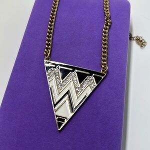 💛 Aldo, Gold Tone, Aztec Necklace